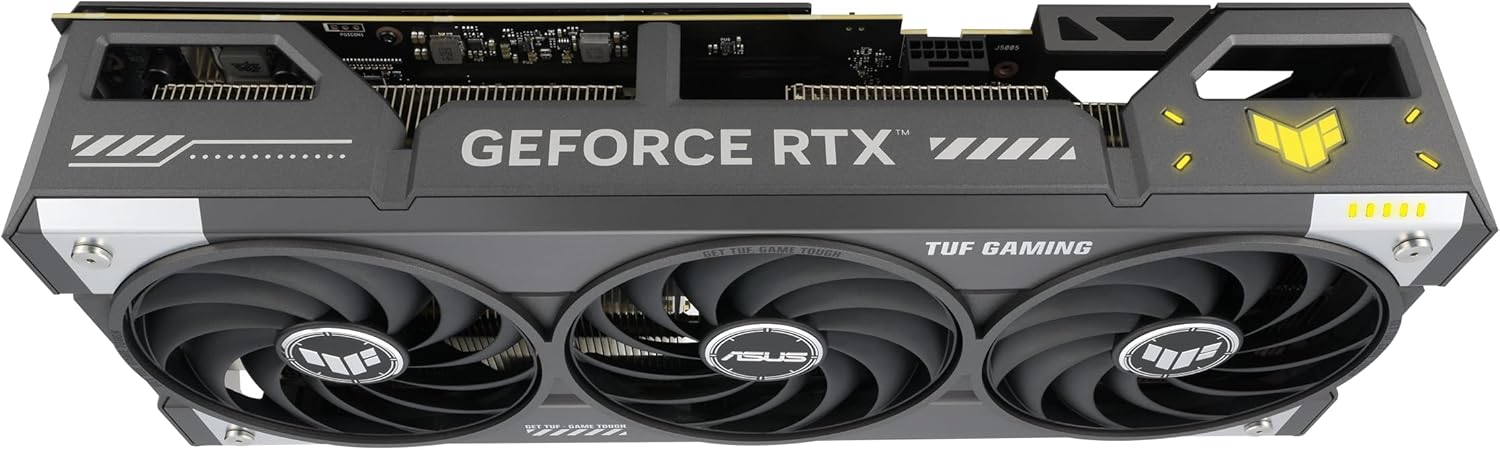 ASUS TUF GeForce RTX™ 5070 12GB GDDR7 OC Edition Graphics Card, NVIDIA, Desktop (PCIe® 5.0, HDMI®/DP 2.1, 3.125-Slot, Military-Grade Components, Protective PCB Coating, Axial-tech Fans)