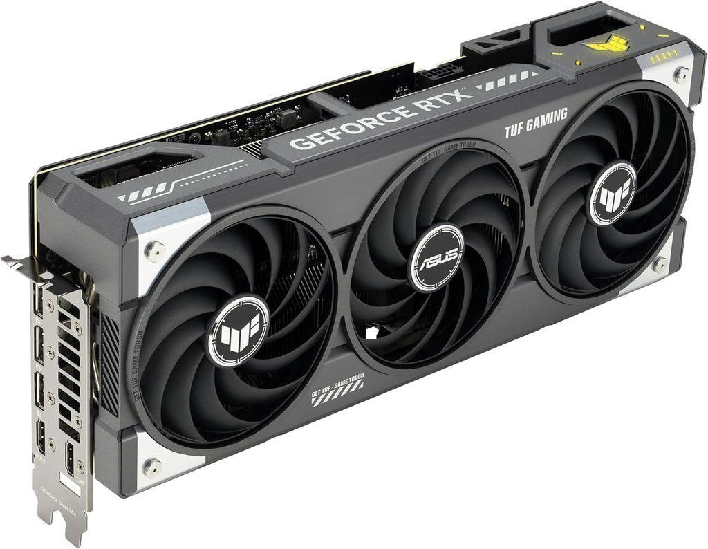 ASUS TUF GeForce RTX™ 5070 12GB GDDR7 OC Edition Graphics Card, NVIDIA, Desktop (PCIe® 5.0, HDMI®/DP 2.1, 3.125-Slot, Military-Grade Components, Protective PCB Coating, Axial-tech Fans)