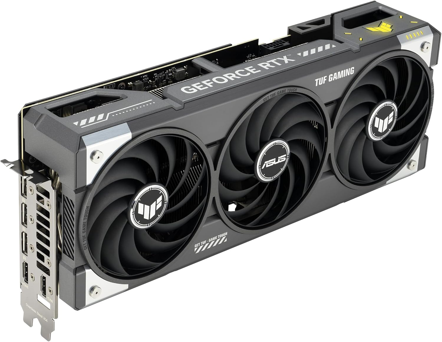 ASUS TUF GeForce RTX™ 5070 12GB GDDR7 OC Edition Graphics Card, NVIDIA, Desktop (PCIe® 5.0, HDMI®/DP 2.1, 3.125-Slot, Military-Grade Components, Protective PCB Coating, Axial-tech Fans)