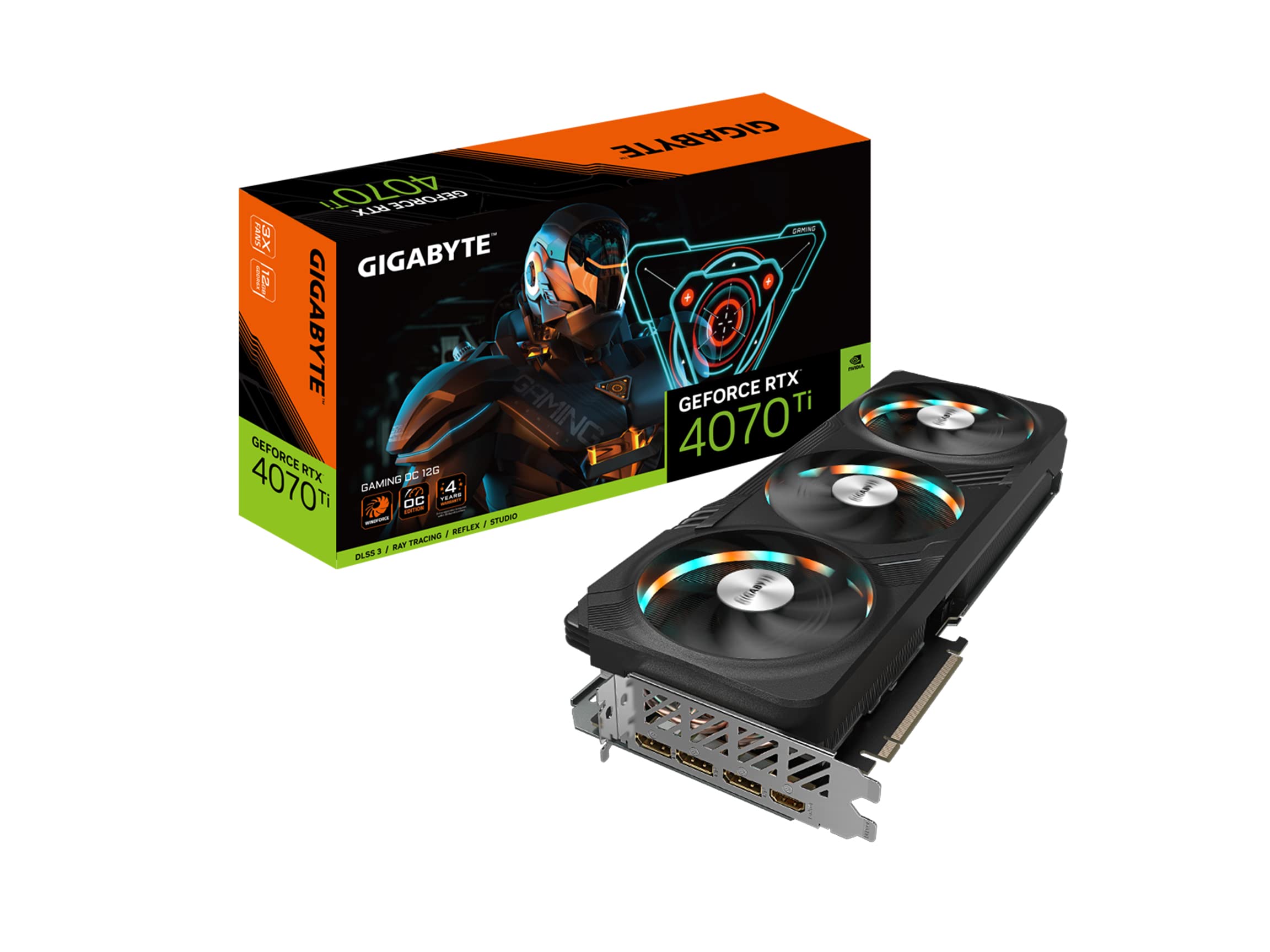 GIGABYTE GeForce RTX 5070 Ti Gaming OC 16G Graphics Card, 16GB 256-bit GDDR7, PCIe 5.0, WINDFORCE Cooling System, GV-N507TGAMING OC-16GD Video Card