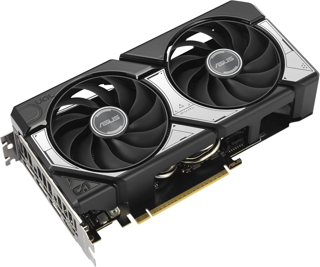 ASUS Dual GeForce RTX™ 5060 Ti 16GB GDDR7 OC Edition Graphics Card, NVIDIA, Desktop (PCIe 5.0, DLSS 4, HDMI 2.1b, DisplayPort 2.1b, 2.5-Slot, Axial-tech Fan, 0dB Technology)