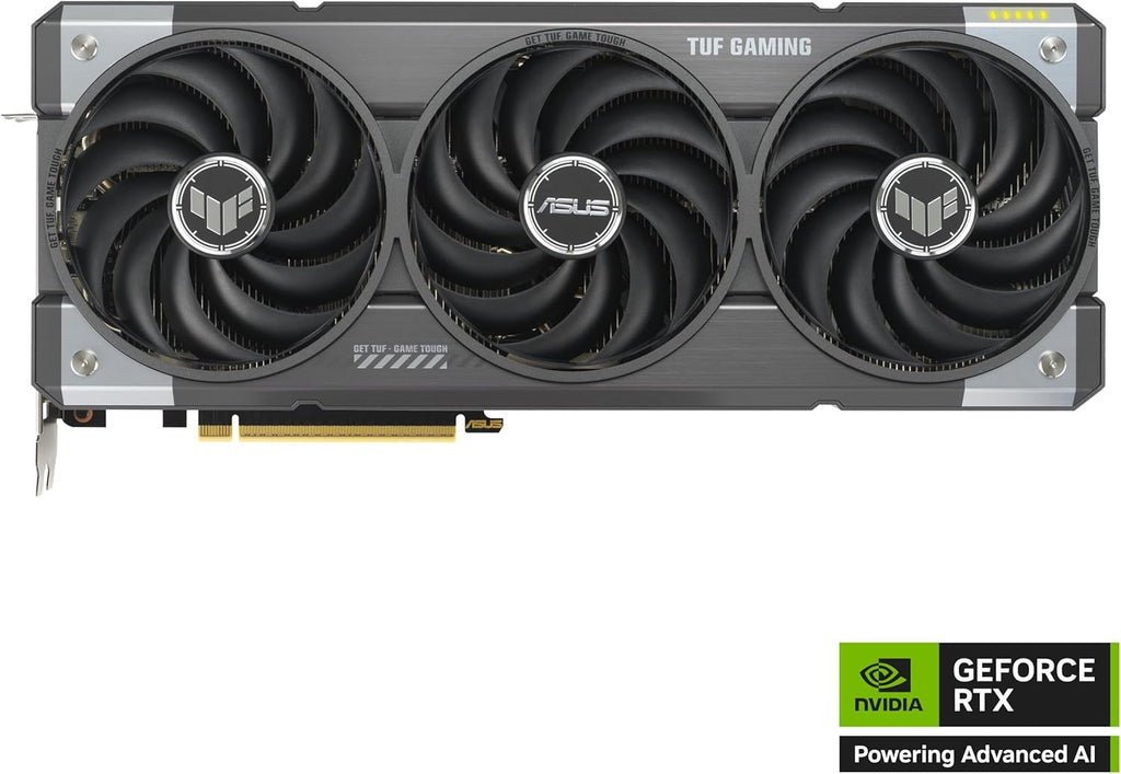 ASUS TUF GeForce RTX™ 5070 12GB GDDR7 OC Edition Graphics Card, NVIDIA, Desktop (PCIe® 5.0, HDMI®/DP 2.1, 3.125-Slot, Military-Grade Components, Protective PCB Coating, Axial-tech Fans)