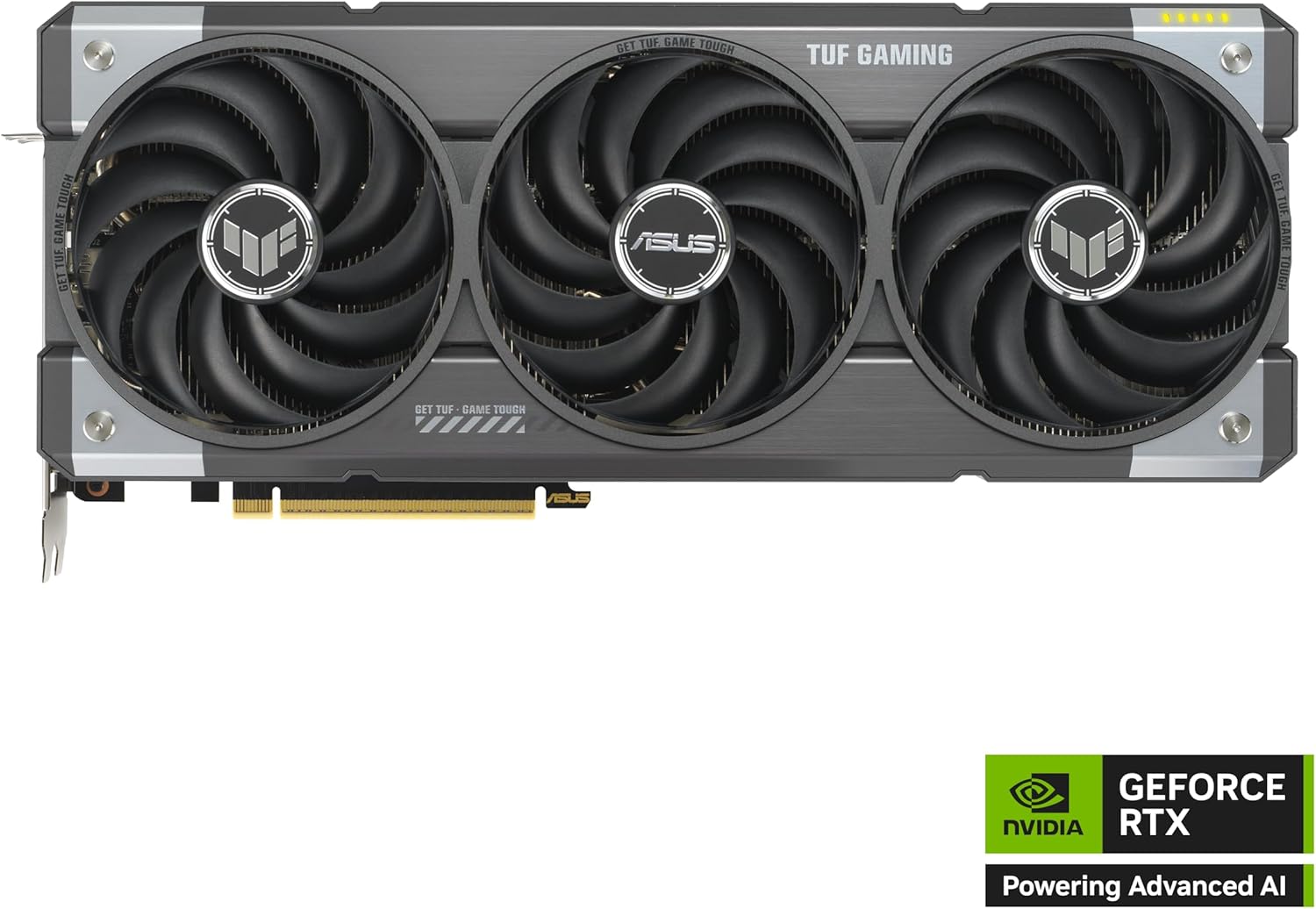 ASUS TUF GeForce RTX™ 5070 12GB GDDR7 OC Edition Graphics Card, NVIDIA, Desktop (PCIe® 5.0, HDMI®/DP 2.1, 3.125-Slot, Military-Grade Components, Protective PCB Coating, Axial-tech Fans)