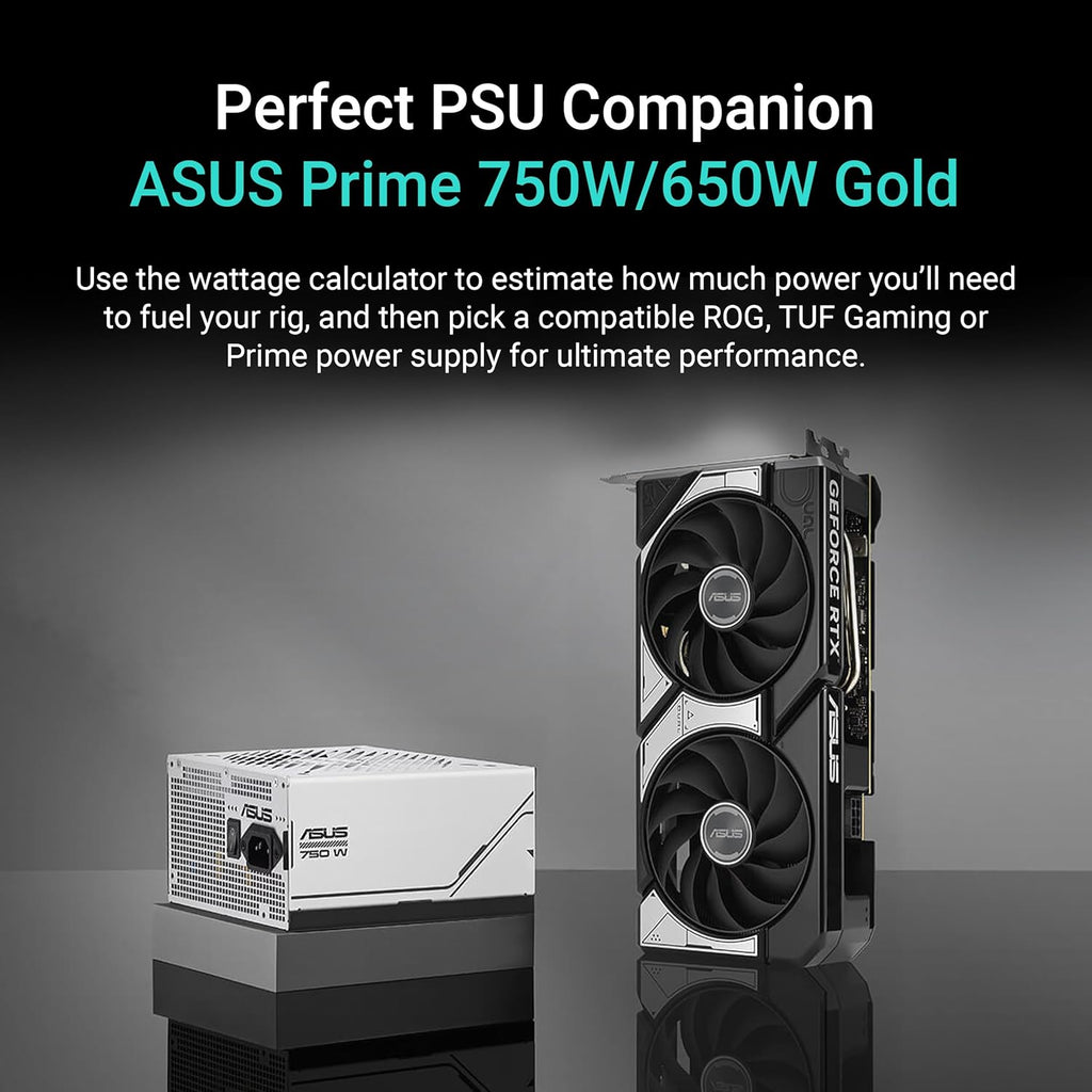 ASUS Dual GeForce RTX™ 5060 Ti 16GB GDDR7 OC Edition Graphics Card, NVIDIA, Desktop (PCIe 5.0, DLSS 4, HDMI 2.1b, DisplayPort 2.1b, 2.5-Slot, Axial-tech Fan, 0dB Technology)